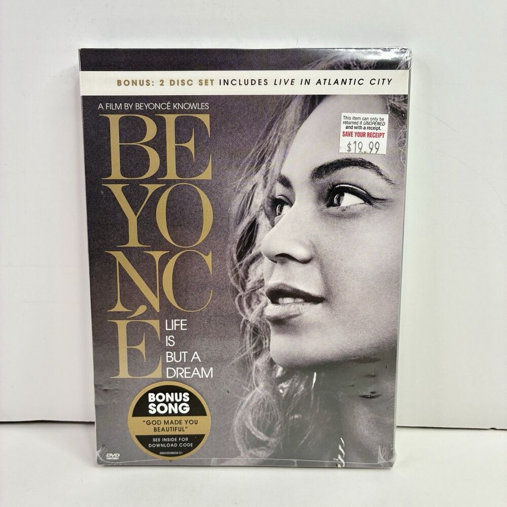 2013 Beyonce: Life Is But A Dream Bonus Live Atlantic City 2-Disc DVD NEW *READ*